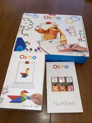 Osmo Creative Set (incomplete), Numbers And Starter Kit Bundle iPad