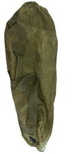 Vintage US Military Duffle Bag Green Single Strap Canvas Top Load