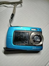 Polaroid iS085 16.0 MP Blue Digital Underwater Compact Camera Not Tested As Is