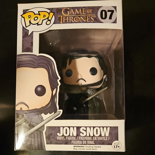 Funko Pop! Game of Thrones Jon Snow Vinyl Figure Box #07 Movies 2013 Vinyl