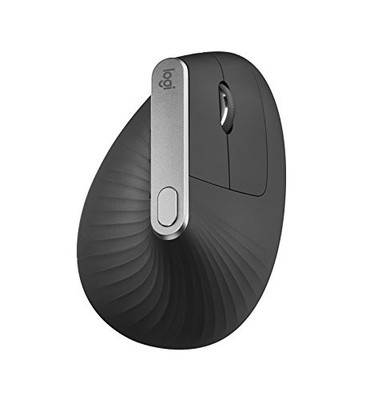 Logitech MX Vertical Advanced Ergonomic Mouse, Wireless via Bluetooth or Incl...