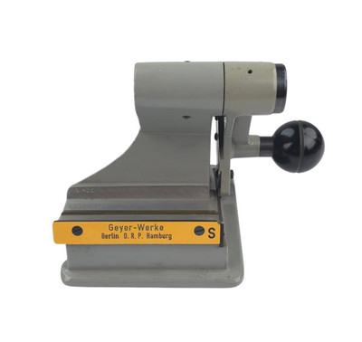 Geyer 16mm Film Hobel Schmalfilm Analog Schnitt analoger Studio Gerät +Anleitung