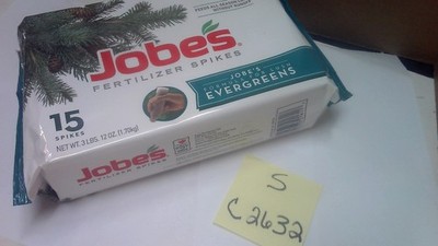 JOBES EVERGREENS FERTILLIZER SPIKES 3LB ( 15 SPIKES )