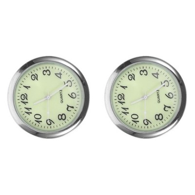 2 PCS Dashboard Uhr Für Auto Armaturenbrett Kleine Autouhr Mini-Uhr
