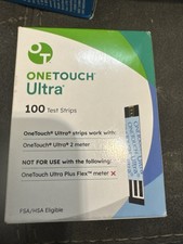 One touch Ultra Test Strips 100 ct exp 1/31/2026