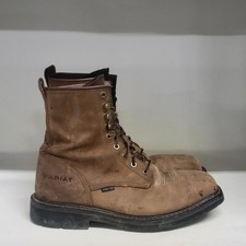 Ariat Cascade 8" Steel Toe Boot Brown Mens Size 11EE