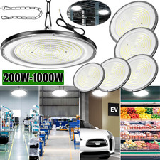 200W-1000W LED Hallenbeleuchtung Deckenstrahler Hallenstrahler Industrielamp DE