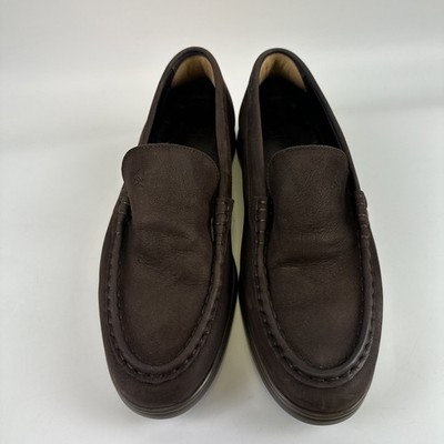 Charles Tyrwhitt Leather Loafer Driving Moc Toe Dark Brown  display picture 3