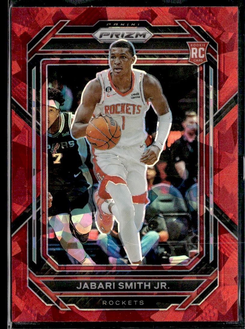 2022-23 Panini Prizm #228 Jabari Smith Jr. Prizms Red Ice