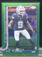 2025 Topps Chrome 84 Kavontae Turpin Green /99