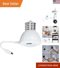 EC27 Bulb Connector for P1 360° Security Camera - Easy Outdoor/Indoor Install