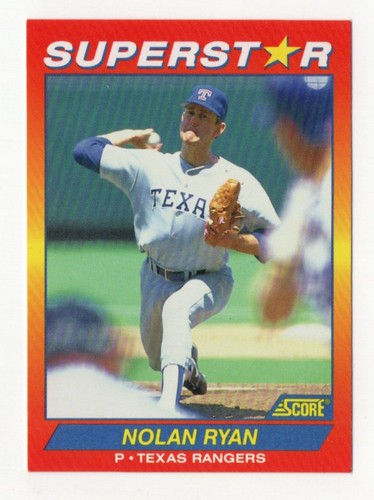 Nolan Ryan #50 1992 Score Superstars card