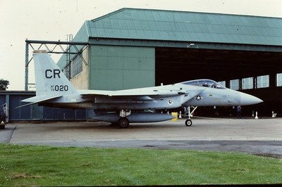 Flugzeugdias - 15 x Dias verschiedener USAF F-15 Eagle Fighters - 35mm Dias