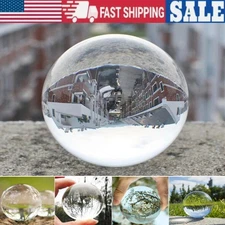 30/40/50mm 3D Laser Engraved Crystal Ball Figurines 60mm Healing Glass Decor