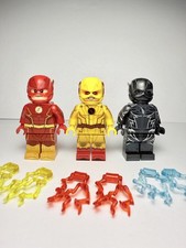 NEW DC Superheroes Flash, Reverse Flash, and Zoom Custom Lego Minifigure