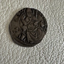 1414–1435 Aquila Silver Cella – Giovanna II di Durazzo – Medieval Italy 