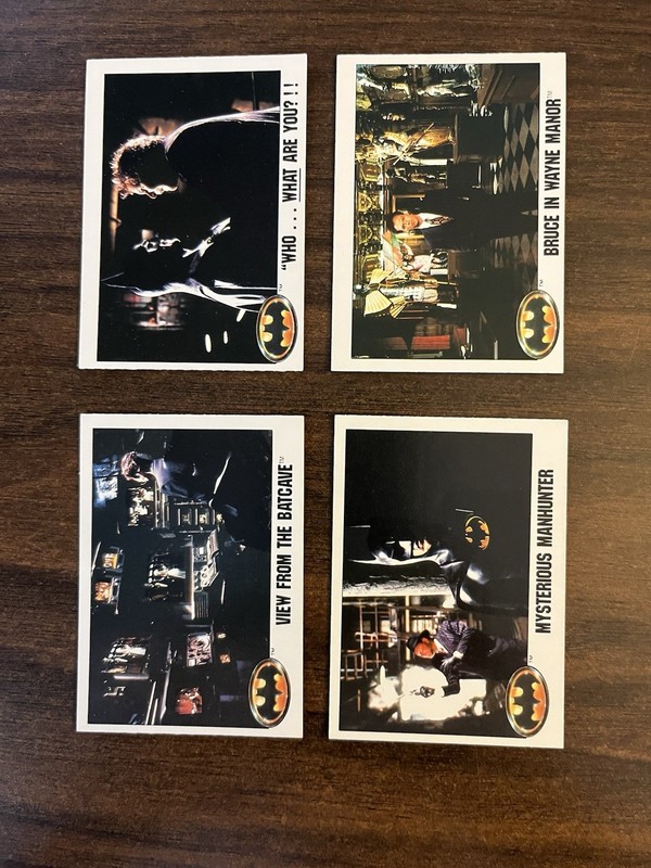 Lot Of 17 1989 Topps Batman Cards. Free Shipping