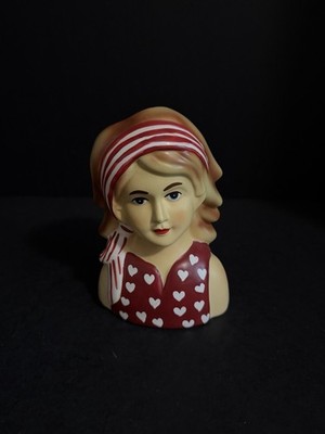 Vintage Lady Head Vase Supon