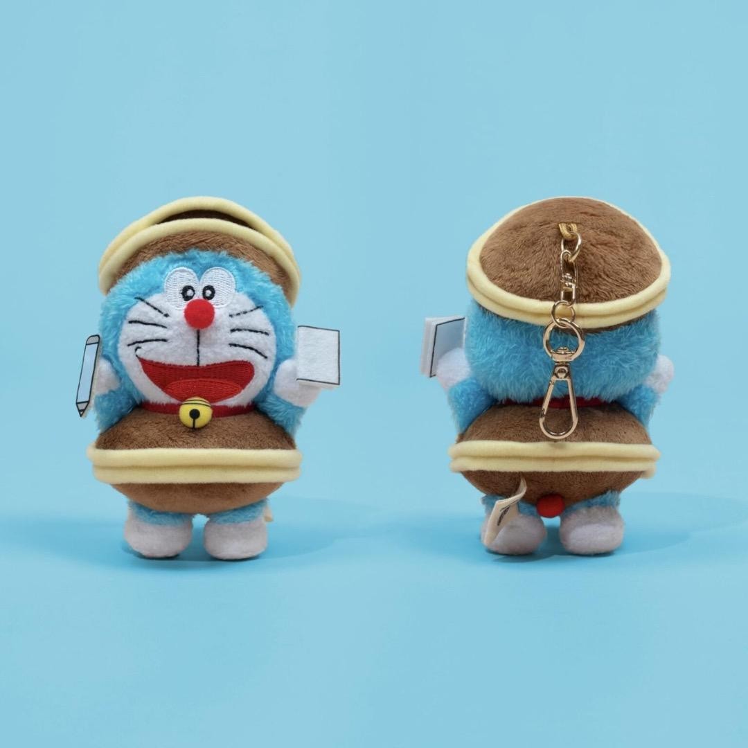 100% Doraemon & Friends Dorayaki Keychain Doraemon Plush | eBay