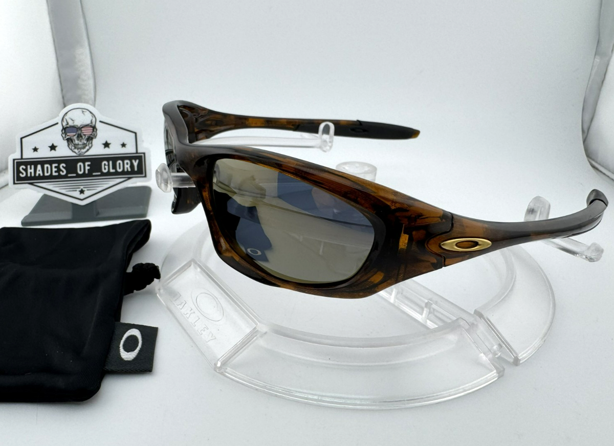 OAKLEY XX TWENTY NEW TORTOISE W/ GOLD AFTERMARKET POLARIZED OO9157