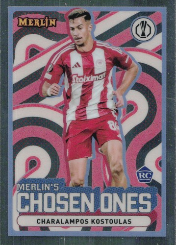 Charalampos Kostoulas 2024-25 Topps Merlin UCC Merlin\'s Chosen Ones RC #MC-9