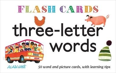 Three-Letter Words - Flash Cards, ,