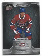 23-24 Upper Deck Engrained Rookie Ebony /49 Sean Farrell #151
