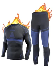 Thermal Underwear for Men Long Johns for Men, Long Underwear Mens Base Layer ...