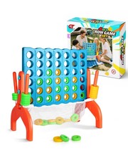 CT SPORTS Large Four in a Row Strategiespiel - Premium Qualit&auml;t gro&szlig;, blau