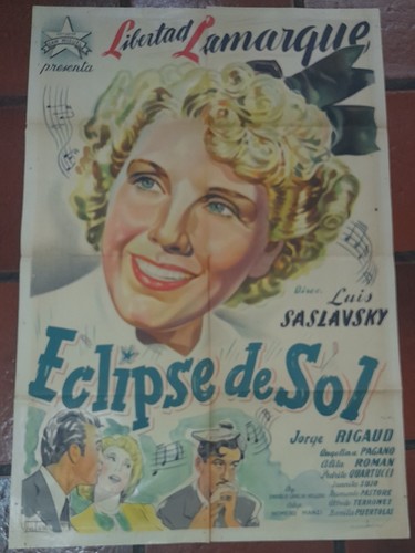 Afiche de cine original - ECLIPSE DE SOL - VENTURI