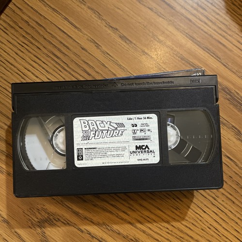 BACK TO THE FUTURE VHS 1994 Exclusive VHS MCA Tape Vintage - Picture 3 of 3