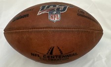 NFL 100th Anniversary Season Wilson The Duke NFL  Centennial Celebration Canton