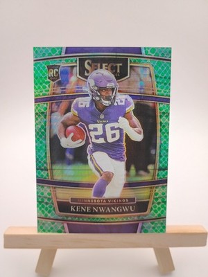 2021 Panini Select Dragon Scale Prizm /89 Kene Nwangwu #74 Rookie RC Vikings