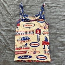 Hysteric Glamour Girl Character 90s Logo Motif Women's Tops Size Free