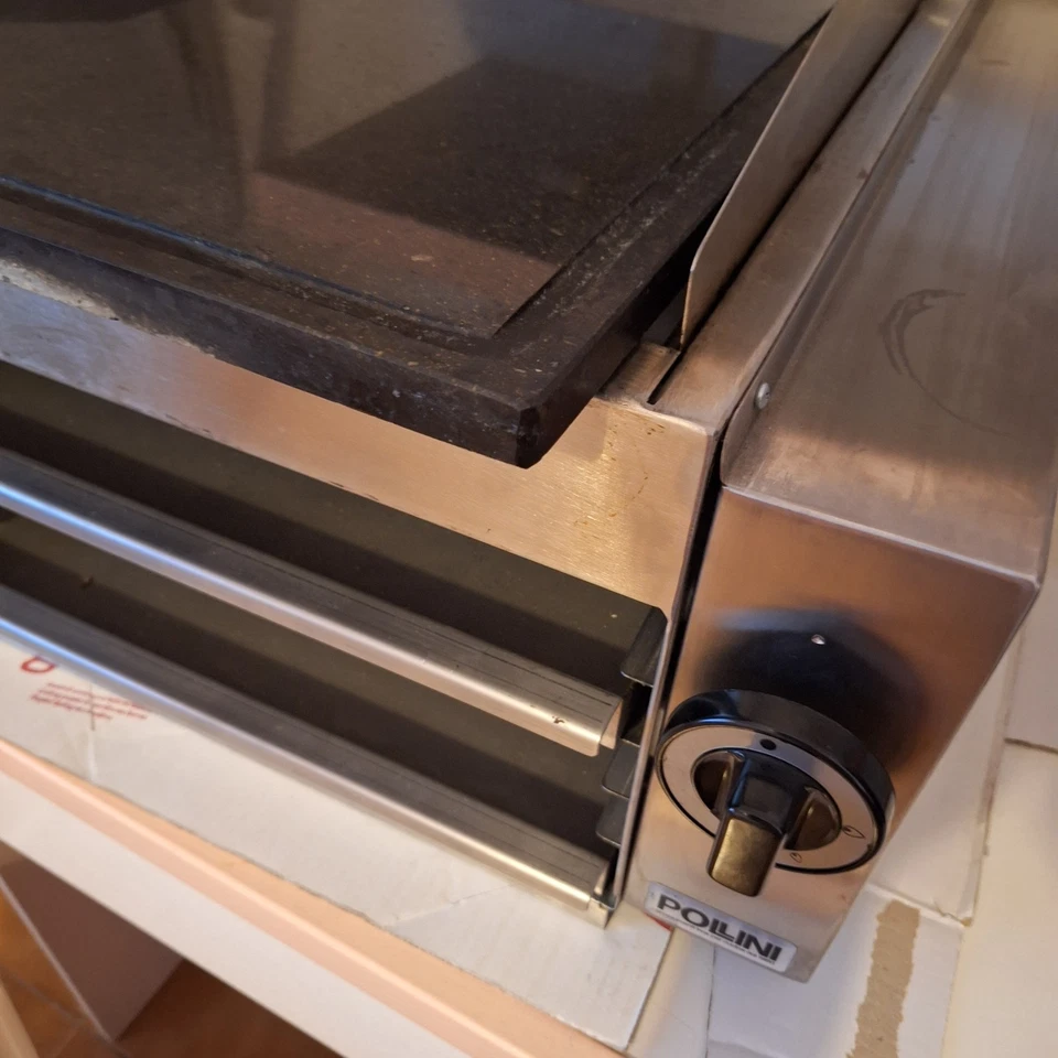 Griglia a gas con pietra ollare,in acciaio inox,con sicurezza spegnimento - Immagine 4 di 4