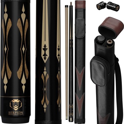 Serpion - Pool Cue Stick 100% Canadian Maple Wood. Professional Billiard Pool...