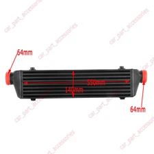 Universal Turbo Intercooler Core Size 500mmx140mm x 65mm 2.5" Inlet& Outlet NEW
