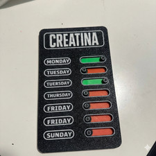 Weekly creatine marker