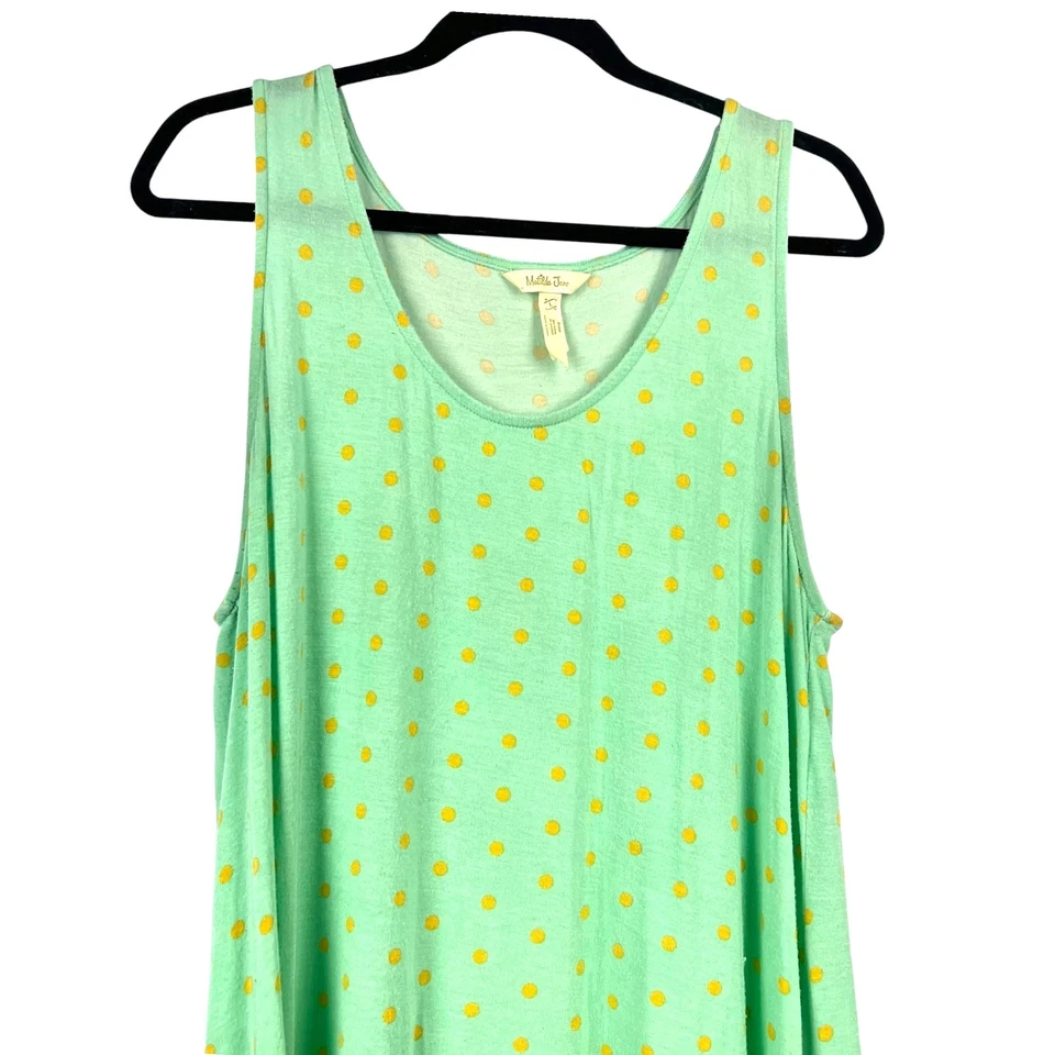 Camiseta sin mangas MATILDA JANE Happy and Free para mujer túnica a lunares longitud L Foto 2 de 4