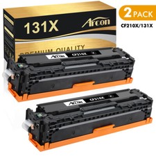 2 PK CF210A 131A Black Toner Cartridges For HP Color Laserjet Pro 200 MFP M276nw