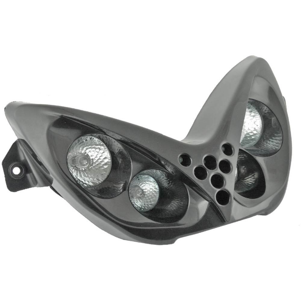 MASCHERA FARO 4 FARI ALOGENI NERO MBK NITRO '97/'12 YAMAHA AEROX #