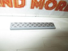 Lego 1x Tile decorated 1x6 Silver Tread Plate Pattern 6636pb103