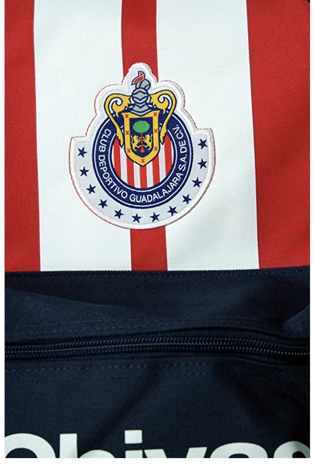 Icon Sports Chivas Backpack Official Licensed Guadalajara Red White Blue Bag - Image 2 of 4