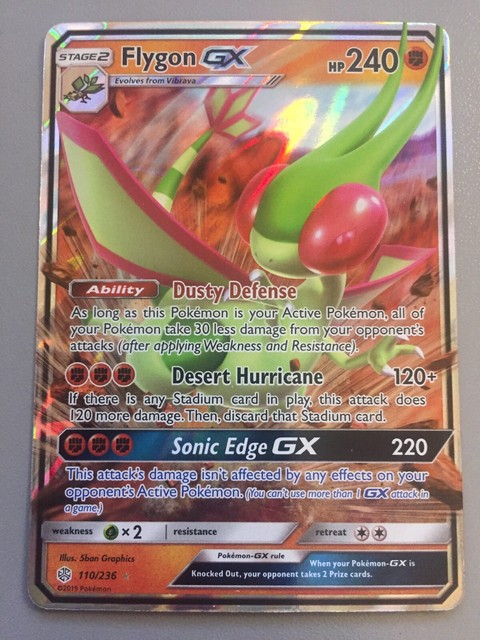 Flygon GX 110/236 Cosmic Eclipse Pokemon Card NM | eBay