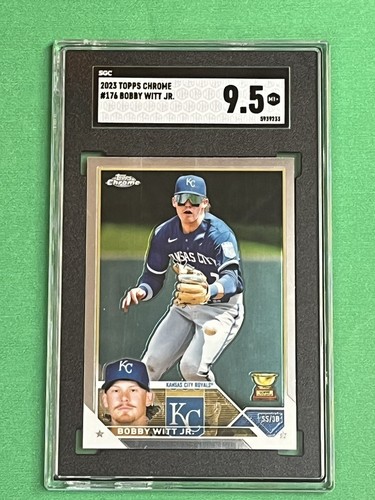 BOBBY WITT JR 2023 TOPPS CHROME KANSAS CITY ROYALS ROOKIE CARD #176 SGC MINT 9.5 - Bild 1 von 2