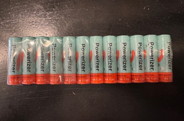 Powerizer Rechargeable Batteries AA 1.2 Volt NiMH 2500mAh - Pack of 12-image