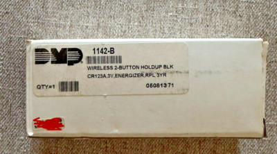 DMP 1142-B (Black) 2 Button wireless holdup NEW in the BOX!