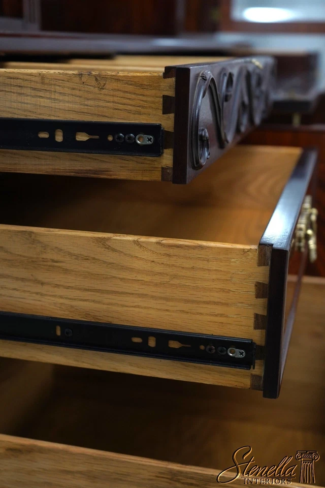 62642EC: HENKEL HARRIS MOORE HHBC-96 Caoba Credenza Hutch Foto 4 de 4