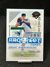 2024 Panini Prospect Edition  GRANT SHEPARDSON  Prospect Ticket  #83