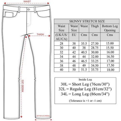 Enzo Mens Skinny Ripped Jeans Stretch Denim Pants Cotton Slim Fit UK